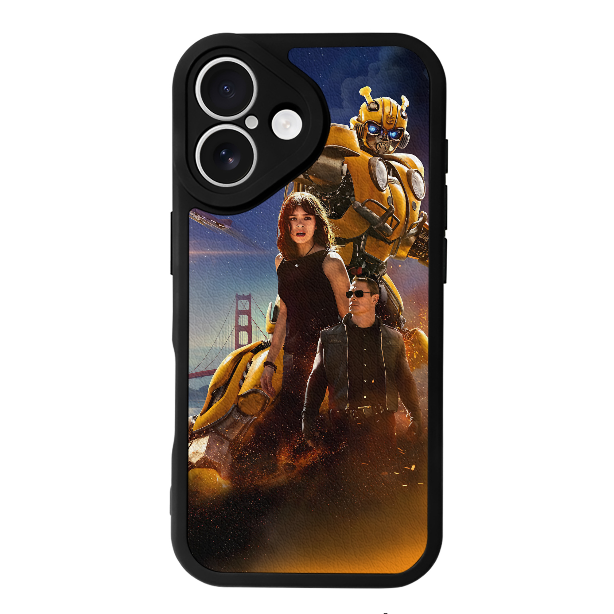 （画像用） Transformers トランスフォーマー 【iPhone 16シリーズ対応】シリコンスマホケース（レザー調） 材質：シリコン